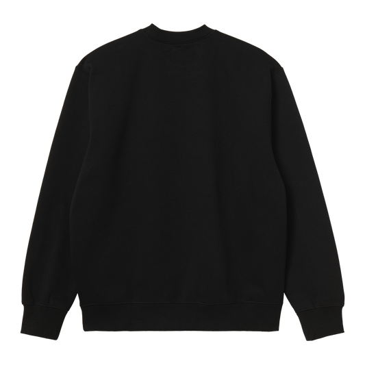 Carhartt WIP Carhartt Sweat Black/White. Foto de costas.