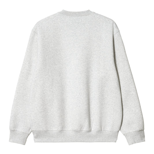 Carhartt WIP Carhartt Sweat Ash Heather/Rocket. Foto da parte de trás.