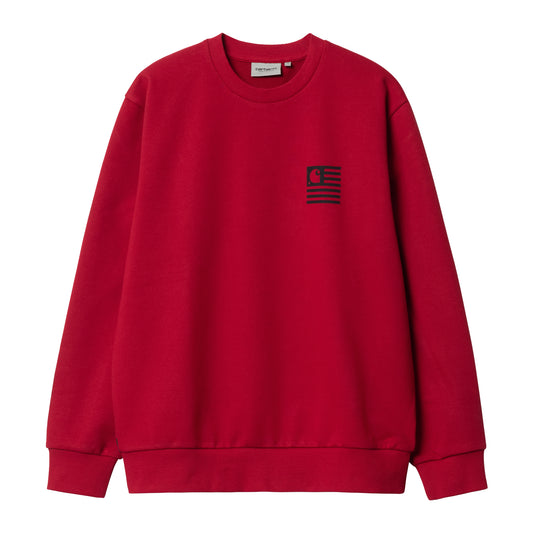 Carhartt WIP Coast State Sweat Arcade. Foto da parte da frente.