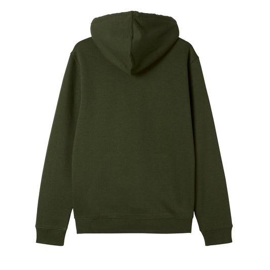 Dickies Oakport Hoodie Military Green. Foto da parte de trás.