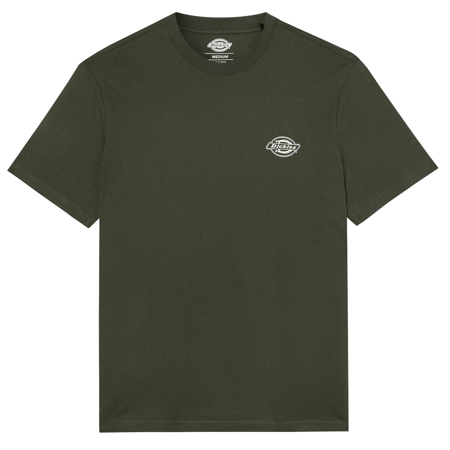 Dickies Holtville T-Shirt Olive. Foto da parte da frente.