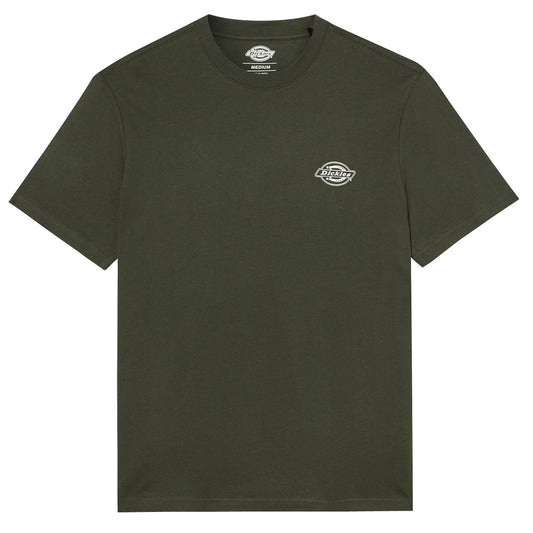 Dickies Holtville T-Shirt Olive. Foto da parte da frente.