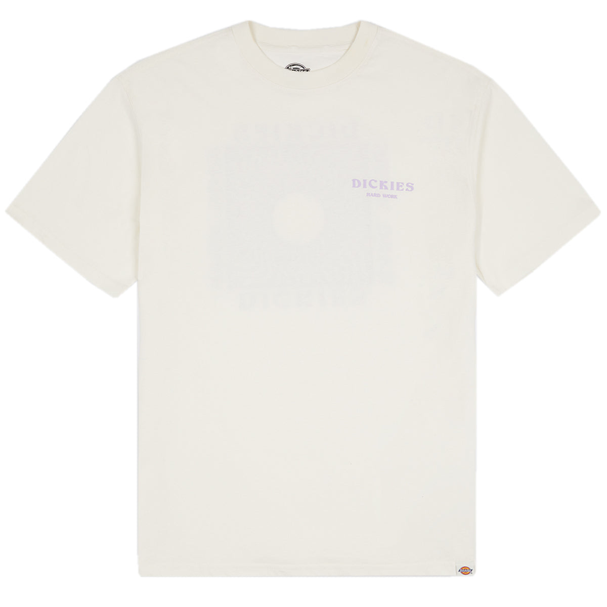 Dickies Oatfield T-Shirt Cloud. Foto da parte da frente.