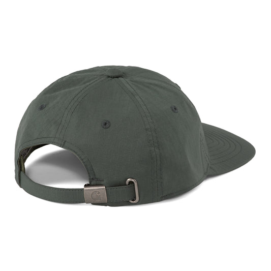 Carhartt WIP Global Cap Hemlock Green. Foto de trás a 3/4.