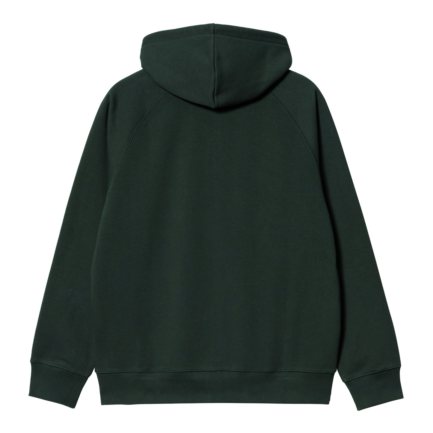 Carhartt WIP Hooded Chase Jacket Juniper/Gold. Foto da parte de trás.