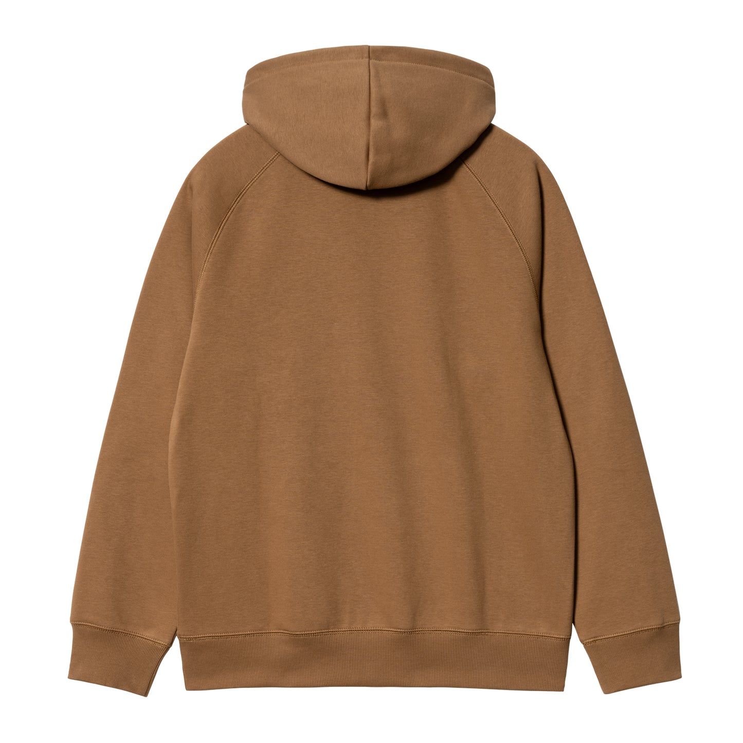 Carhartt WIP Hooded Chase Sweat Hamilton Brown/Gold. Foto da parte de trás.