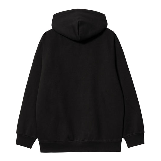 Carhartt WIP Hooded Duck Pond Sweat Black. Foto da parte de trás.