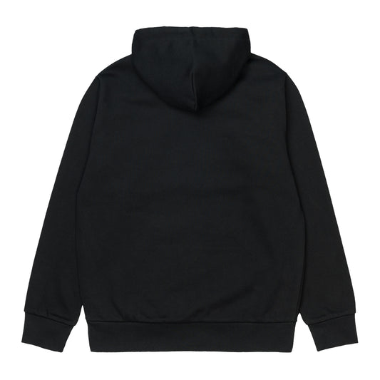 Carhartt WIP Hooded Script Embroidery Sweat Black/White. Foto de trás.