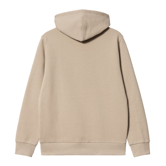 Carhartt WIP Hooded Script Embroidery Sweat Wall/Black. Foto da parte de trás.