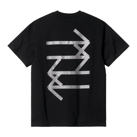 Carhartt WIP Exit Records T-Shirt Black. Foto de trás.
