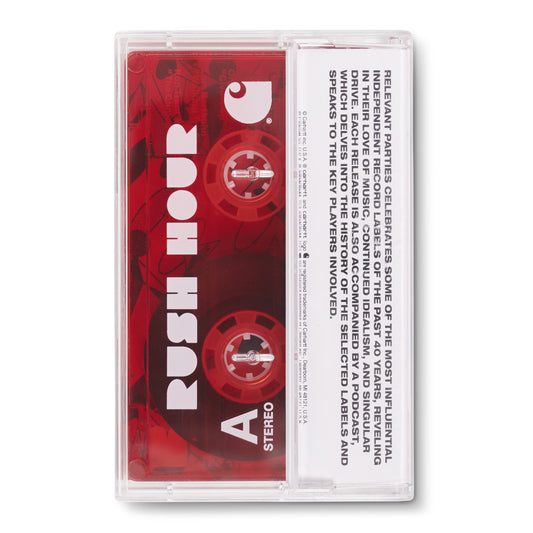 Carhartt WIP Relevant Parties - Rush Hour Mixtape Multicolor. Foto de trás.