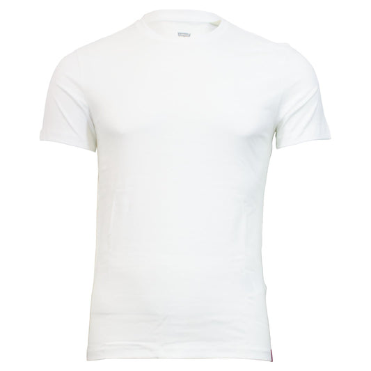 Levi's Slim 2 Pockets Crewneck Branco Frente