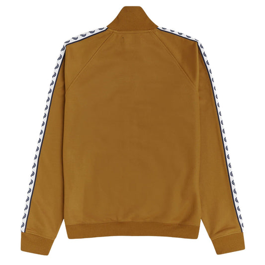 Casaco de fato de treino para homem Fred Perry em camel.