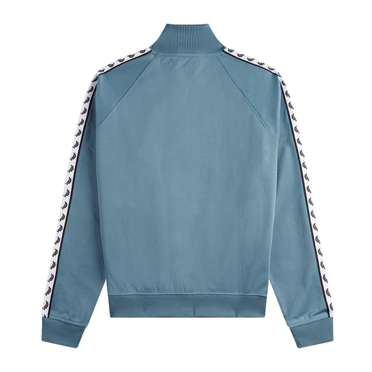 Fred Perry Taped Track Jacket Ash Blue. Foto de trás.