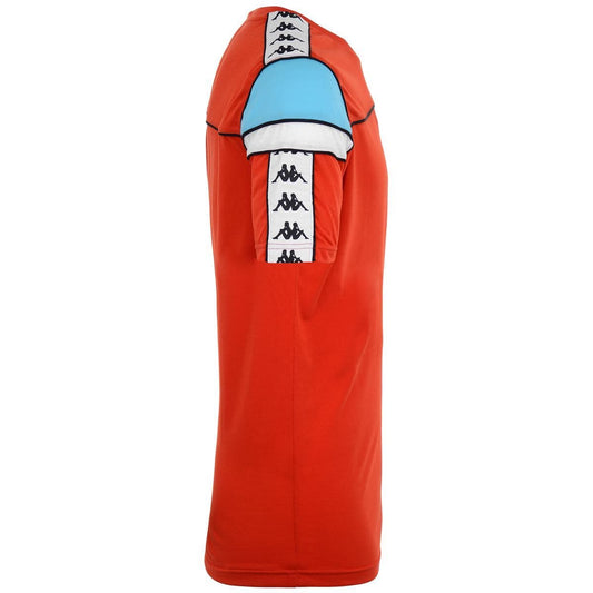 Kappa 222 Banda Arar T-Shirt Vermelho Lateral