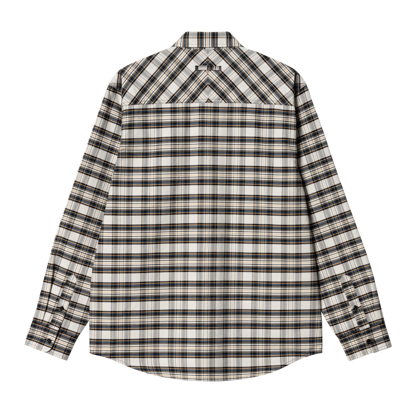 Carhartt WIP Solander Shirt Solander Check, Wax. Foto da parte de trás.
