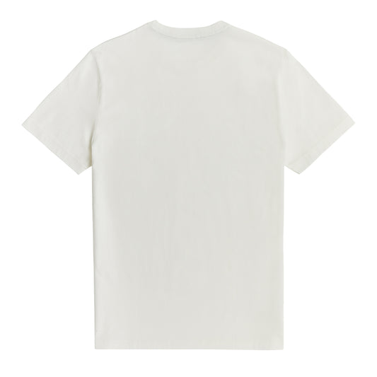 Fred Perry Crew Neck T-Shirt Snow White. Foto de trás.