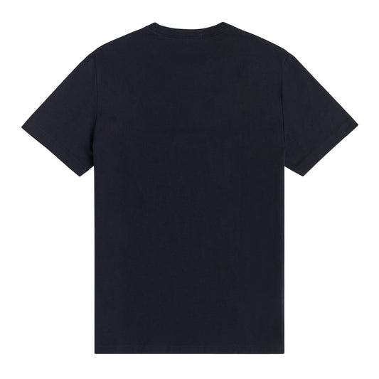 Fred Perry Crew Neck T-Shirt Navy. Foto de trás.