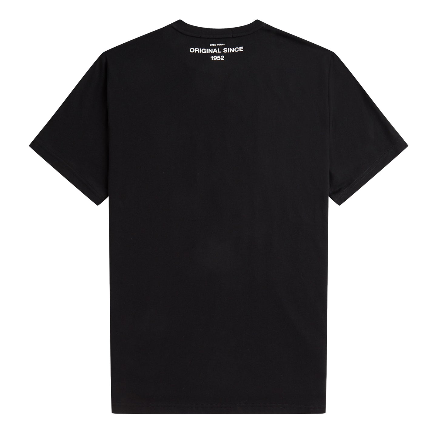 Fred Perry Pixel Print T-Shirt Black. Foto de trás.
