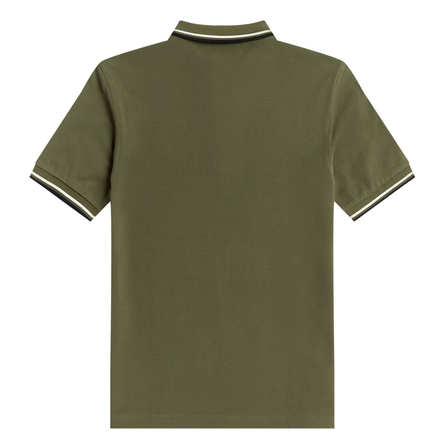 Fred Perry Twin Tipped Fred Perry Shirt Military Green. Foto de trás.
