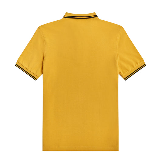 Fred Perry Twin Tipped Fred Perry Shirt Gold/Black/Black. Foto de trás.