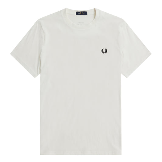 Fred Perry Graphic Print T-Shirt Snow White. Foto de frente.