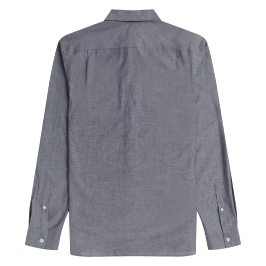 Fred Perry Button Down Collar Shirt Black. Foto de trás.