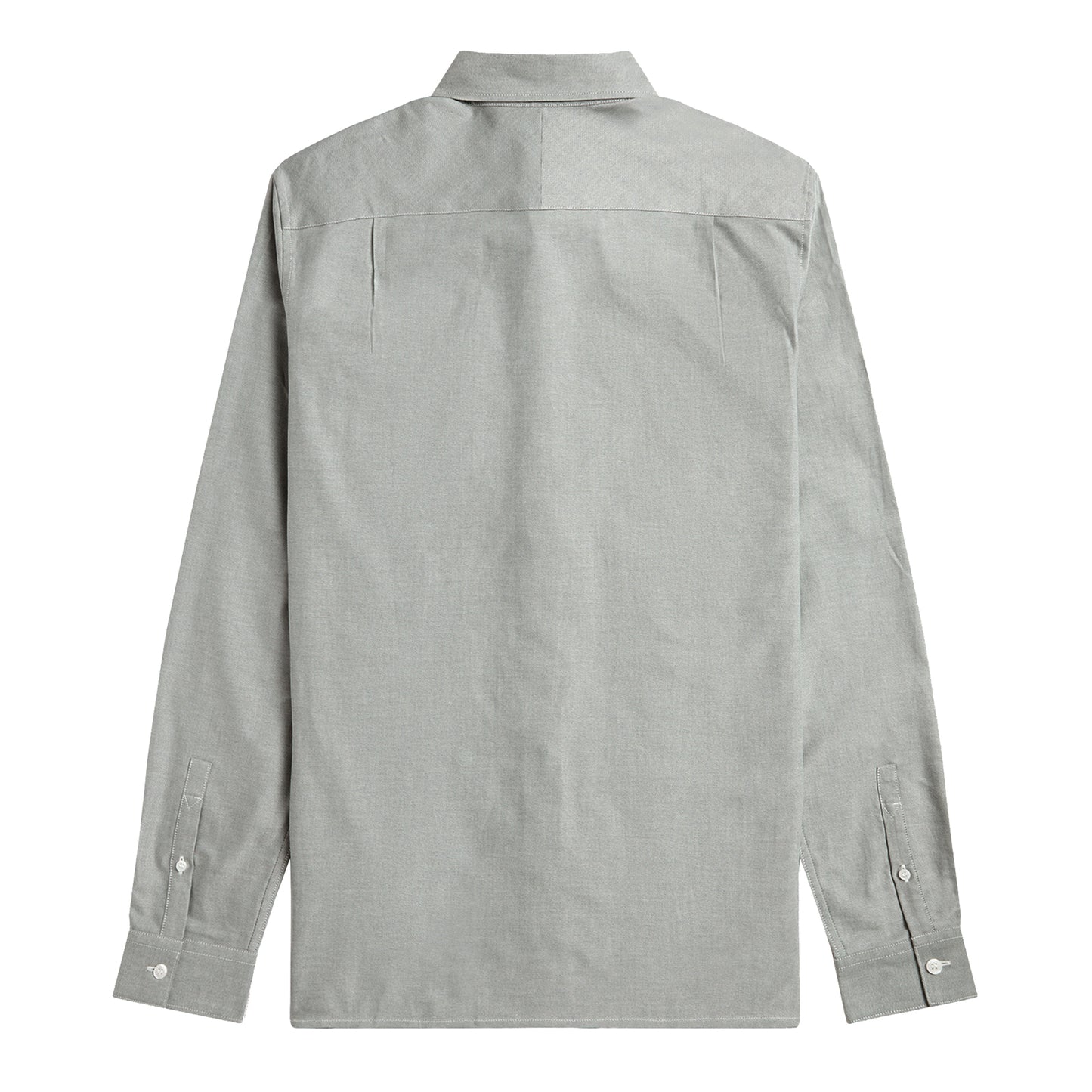 Fred Perry Oxford Shirt Silver Blue. Foto da parte de trás.
