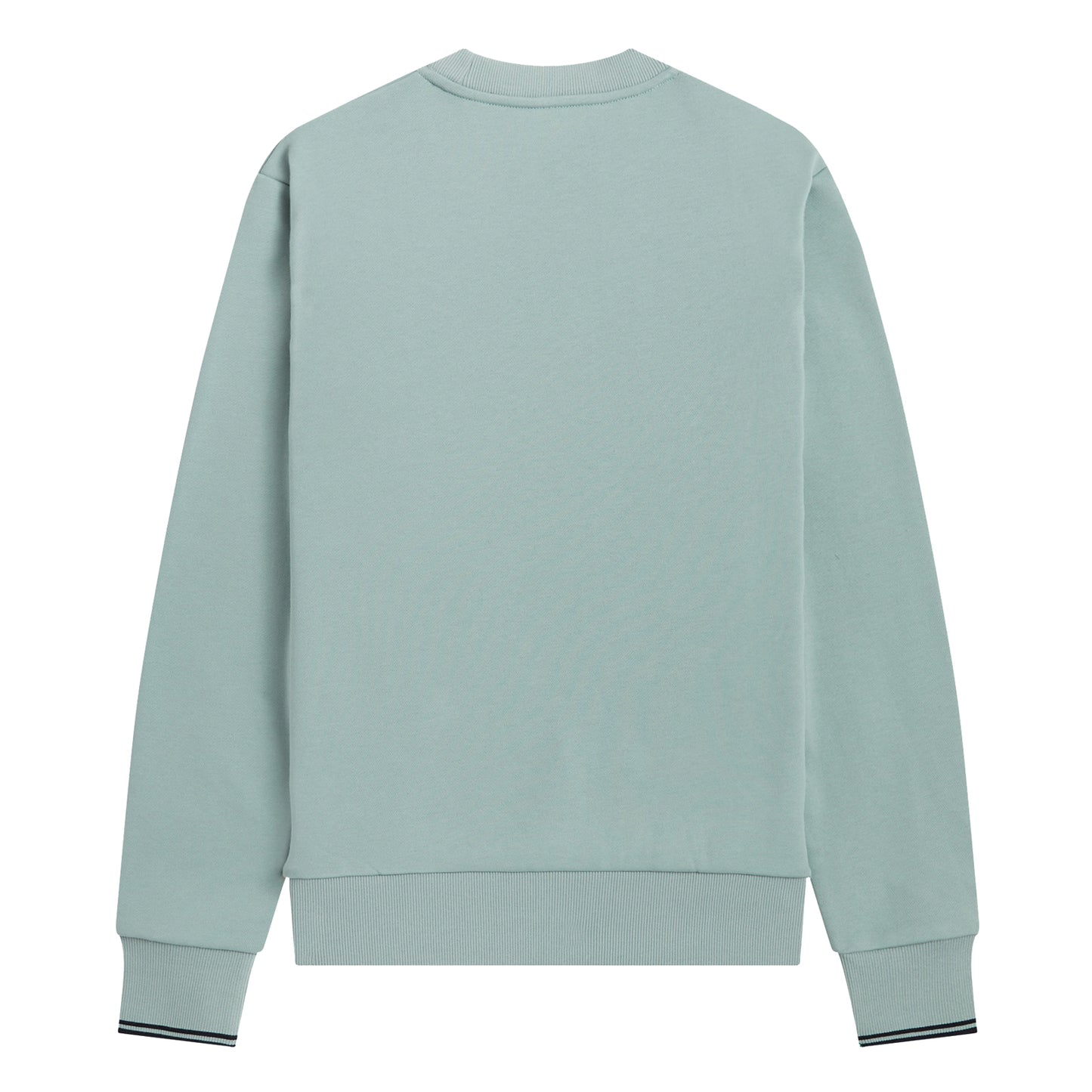 Fred Perry Crew Neck Sweatshirt Silver Blue. Foto da parte de trás.