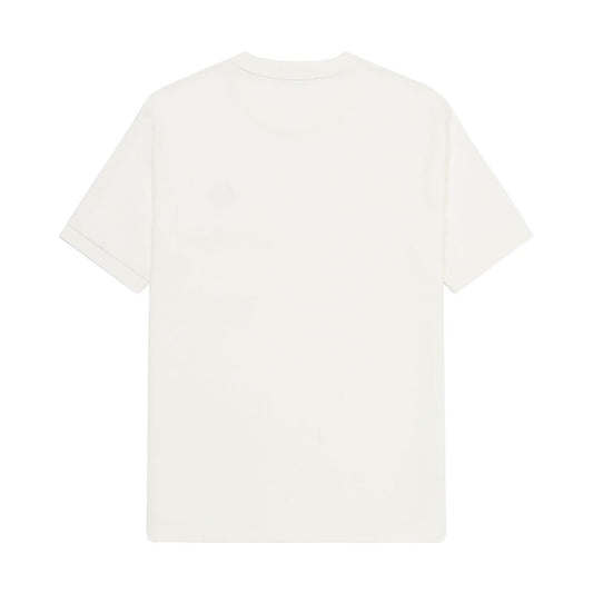 Fred Perry Pocket Detail Piquet Shirt em Snow White. Foto de costas.