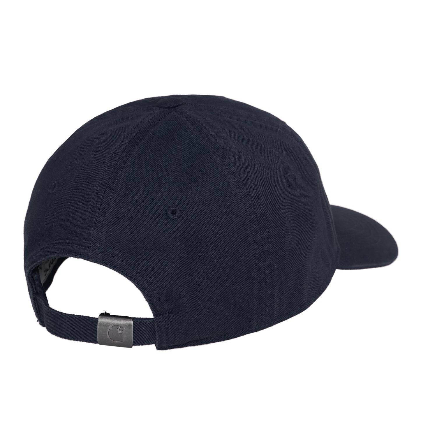 Carhartt WIP Madison Logo Cap Dark Navy/Icy Water. Foto de trás a 3/4.