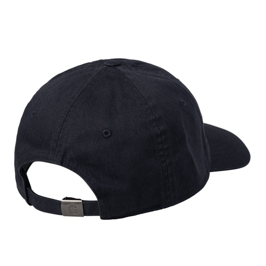 Carhartt WIP Madison Logo Cap Dark Navy. Foto da parte de trás.