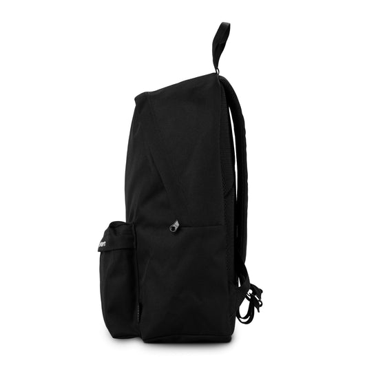 Carhartt WIP Payton Backpack Black/White. Foto do lado esquerdo.