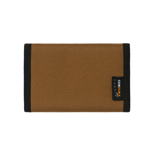 Carhartt WIP Payton Wallet Hamilton Brown/Black. Foto de trás fechada.