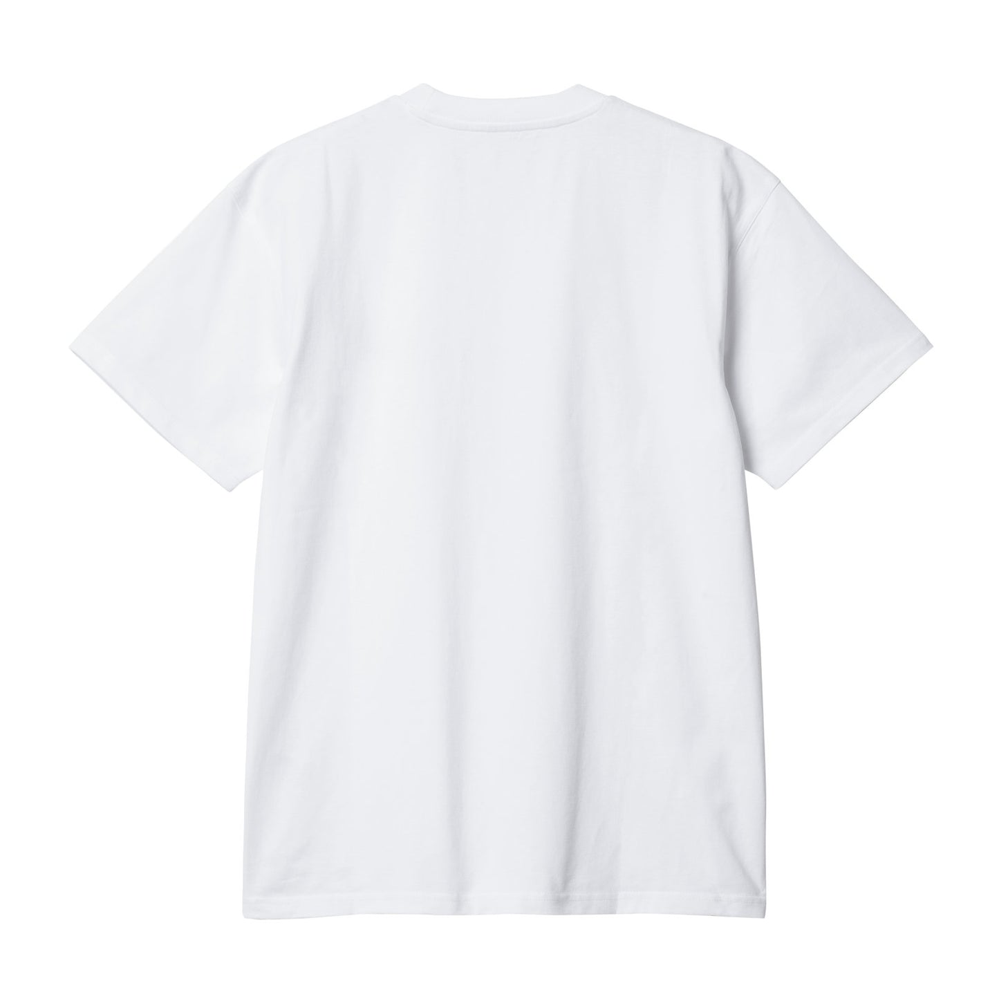 Carhartt WIP American Script T-Shirt White. Foto da parte de trás.
