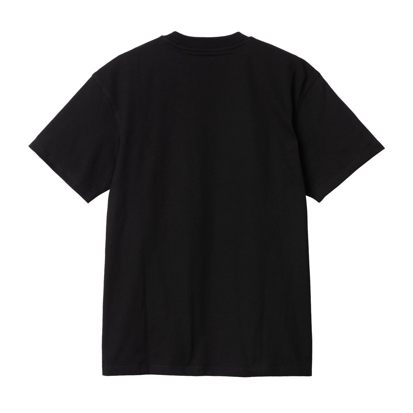 Carhartt WIP American Script T-Shirt Black. Foto da parte de trás.