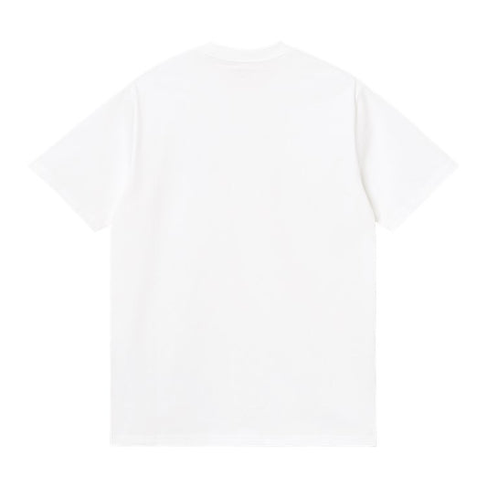 Carhartt WIP University Script T-Shirt White/Black. Foto de costas.