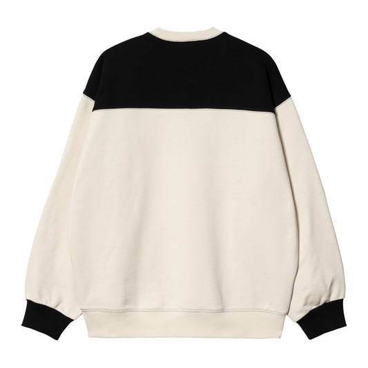 Carhartt WIP Santa Fe Sweat Black/Natural. Foto da parte de trás.