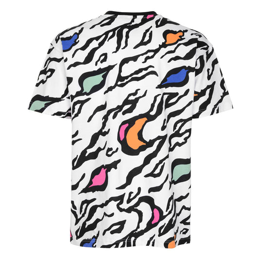 Kappa Authentic Fapo T-Shirt White Graphik. Foto da parte de trás.