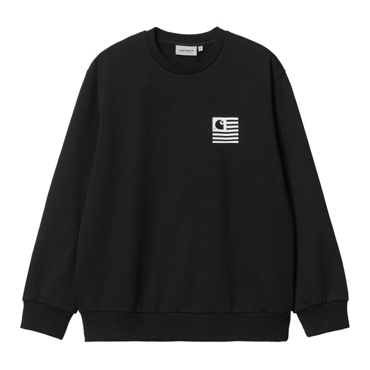 Carhartt WIP Coast State Sweat Black. Foto da parte da frente.