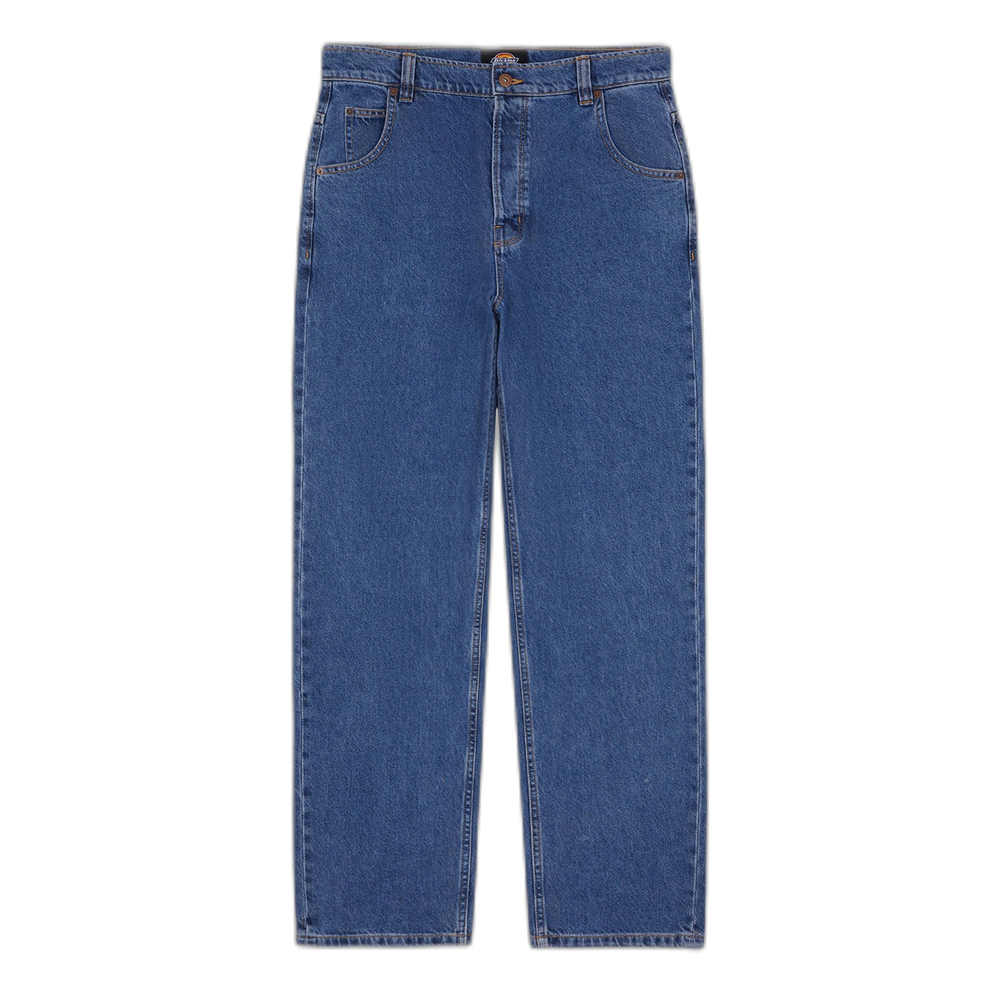 Dickies Thomasville Denim Pants Classic Blue. Foto da parte da frente.
