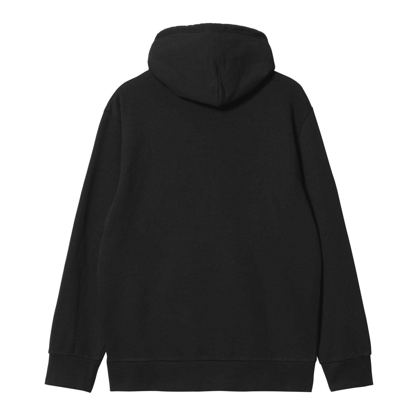 Carhartt WIP Hooded Scrawl Sweat Black/Misty Sky. Foto da parte de trás.
