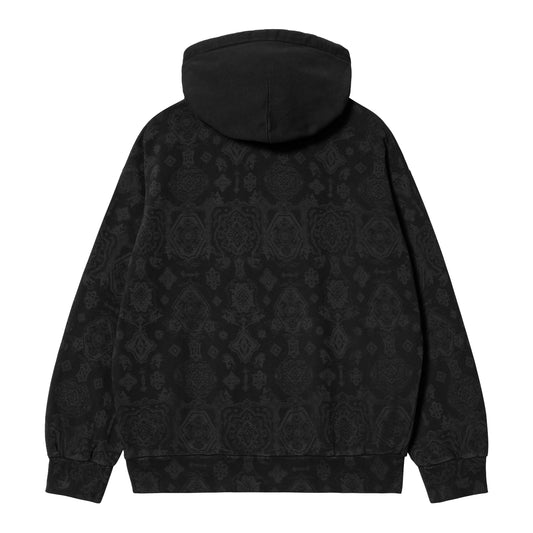 Carhartt WIP Hooded Verse Sweat Black. Foto de trás.