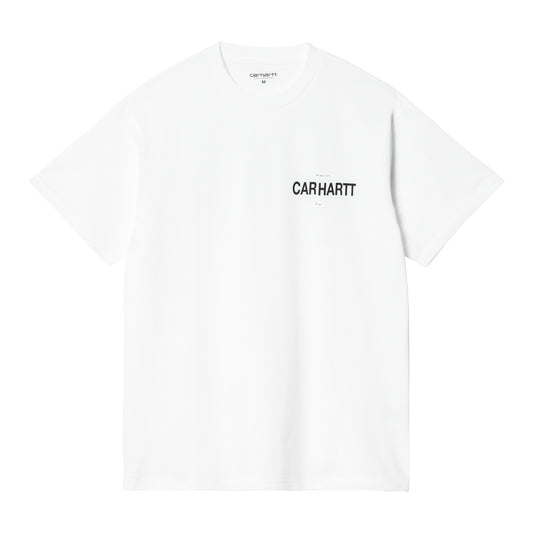 Carhartt WIP Fold-In T-Shirt White. Foto da parte da frente.