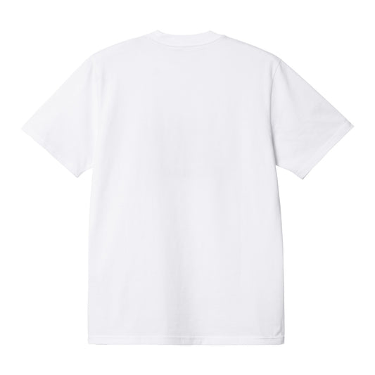 Carhartt WIP Harvester T-Shirt White. Foto da parte de trás.