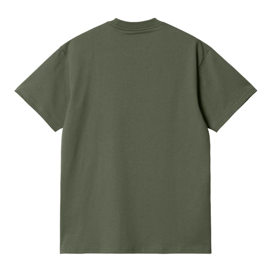 Carhartt WIP Moving Service T-Shirt Dollar Green. Foto da parte de trás.
