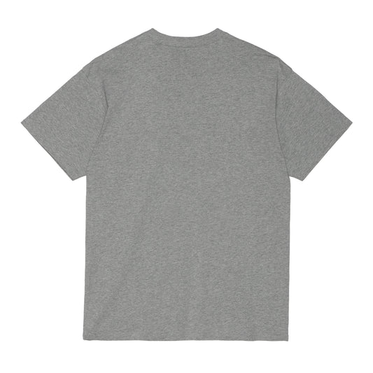 Carhartt WIP Script Embroidery T-Shirt Grey Heather/White. Foto da parte de trás.