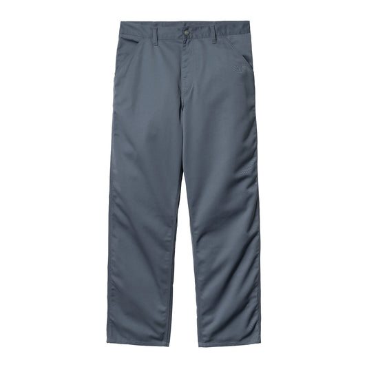 Carhartt WIP Simple Pant Storm Blue. Foto da parte da frente.