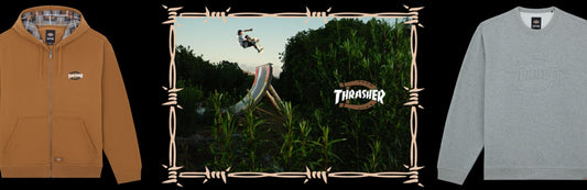 DICKIES X THRASHER: O Workwear Encontra o Fogo do Skate – Drop 15/10/2025