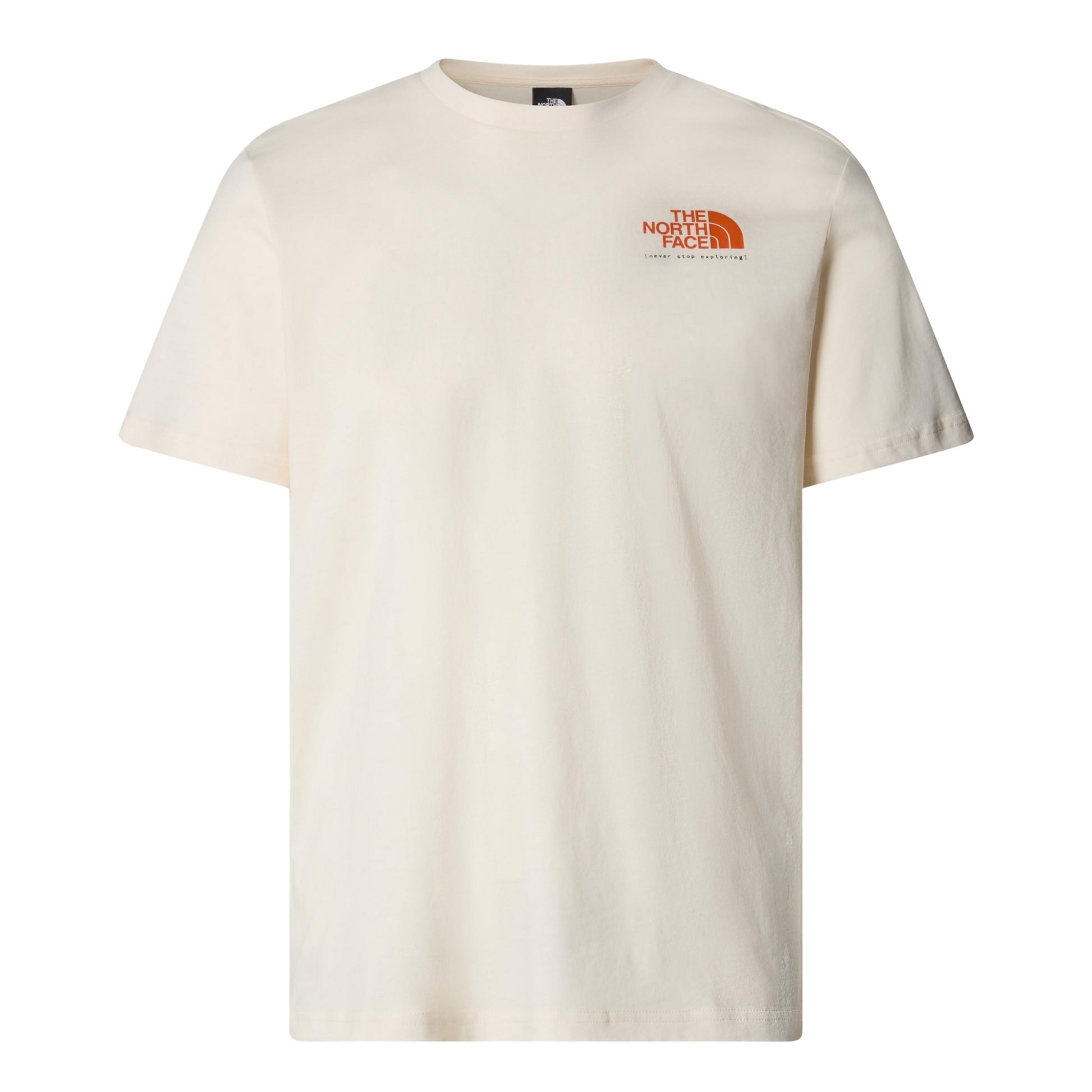 The North Face Graphic T-Shirt 3 White Dune. Foto da parte da frente.